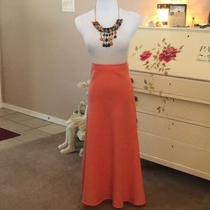 CJBanks Orange free flowing skirt SZ 20W